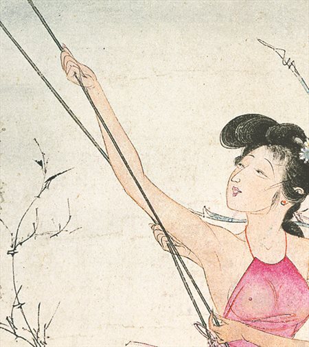 雁塔-胡也佛的仕女画和最知名的金瓶梅秘戏图